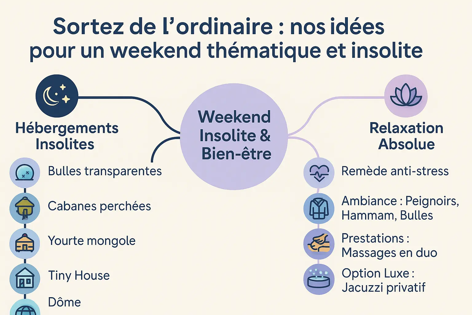 <strong>Idées weekend insolite et bien-être</strong>