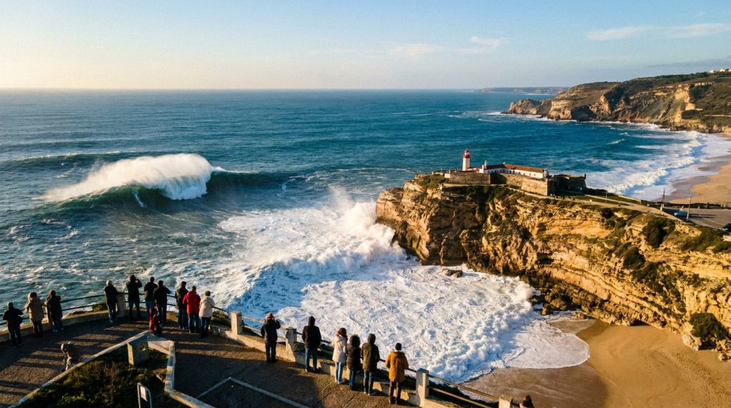 Plage de Nazaré au Portugal | Guide, Avis et Records 2026