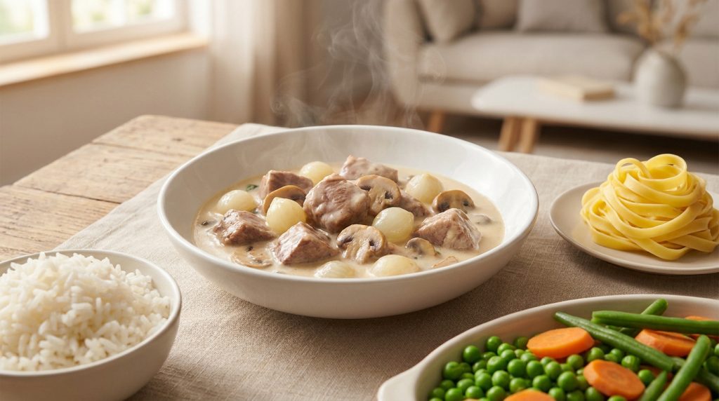 blanquette de veau accompagnement | Top riz et légumes