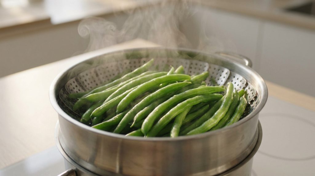 Cuisson des haricots verts à la vapeur | Guide Pro 2026