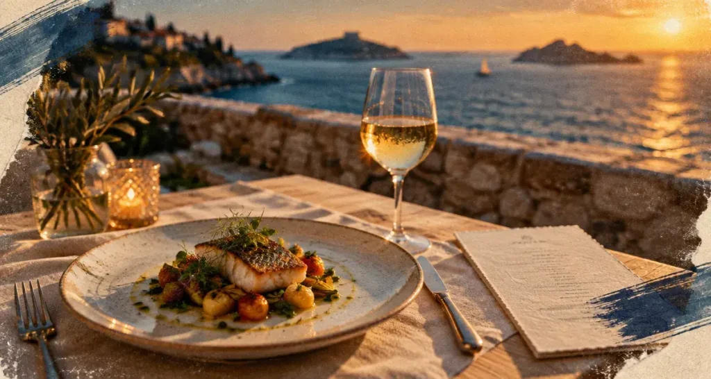 Hotel restaurant gastronomique marseille avec vue mer, table gastronomique Petit Nice-Passedat ou Bords de Mer
